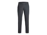 Chinohose JACK & JONES "JPSTKANE HANK CHINO BF", Herren, Gr. 28, Länge 30, woodland gray, Web, Obermaterial: 73% Baumwolle, 24% Polyester, 3% Elasthan, unifarben, relaxed fit knöchellang, Hosen Chinohose