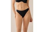 Stringtanga NATURANA "The Thursday", Damen, Gr. 42, 1 Stk., schwarz, Obermaterial: 76% Polyamid, 24% Elasthan, unifarben, Unterhosen, feminin, elastisch, bequem, eng, weich
