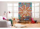 Fototapete KOMAR "Happiness - Größe 184 x 254 cm", bunt (bunte), Rollen: 1, Papier, Tapeten, Wohnzimmer, Schlafzimmer