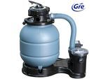 Sandfilteranlage GRE "FS320", grau, B:41cm H:60cm L:53cm, Kunststoff, Filteranlagen, Samoa Filter, 180 l/h