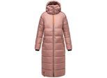 Steppmantel NAVAHOO "Kristallblume", Damen, Gr. XL (42), lila (helllila), Obermaterial: 100% Polyester. Futter: 100% Polyester. Wattierung: 100% Polyester, lässig geschnitten ca. Mitte Wade, hoch geschlossener Ausschnitt, Ärmel mit Ärmelschlitz Rippstrickbündchen mit Reißverschluss, Mäntel Steppmantel, modischer, gesteppter Damen Wintermantel