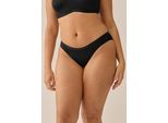 Slip NATURANA "The Thursday", Damen, Gr. 40, 1 Stk., schwarz, Microfaser, Obermaterial: 76% Polyamid, 24% Elasthan, unifarben, Unterhosen Slip, feminin, elastisch, bequem, eng, weich