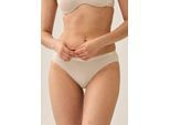Slip NATURANA "The Thursday", Damen, Gr. 42, 1 Stk., beige (light beige), Microfaser, Obermaterial: 76% Polyamid, 24% Elasthan, unifarben, Unterhosen Slip, feminin, elastisch, bequem, eng, weich