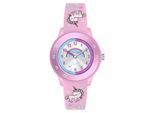Quarzuhr COOL TIME "The Cool Pink Unicorn", rosa, Armbanduhren, Kinder, Quarzuhr, Armbanduhr, Silikonarmband, Kinderuhr, Mädchen, analog
