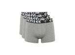 Retro Boxer CHIEMSEE, Herren, Gr. S (44/46), grau (medium grau, medium grau), 71% Baumwolle, 24% Viskose, 5% Elasthan, Unterhosen