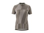 Gonso Radtrikot "Adventure Jersey Halfzip W", Damen Fahrradtrikot kurzarm, Rückentasche mit RV, Quick-Dry, Slim Fit