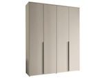 Mid.you Drehtürenschrank, Kaschmir, Holzwerkstoff, 2 Fächer, 180x225x52 cm, Schlafzimmer, Kleiderschränke, Drehtürenschränke