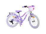 TPFSports Lovely Kinderfahrrad - Mädchen - 20 Zoll - 2 Handbremsen - 7 Gänge - Rosa
