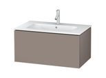 Duravit L-Cube Waschtischunterbau LC614104343 Basalt Matt, 82x40x48,1cm, 1 Auszug