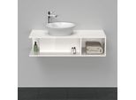 Duravit D-Neo Waschtisch-Unterschrank DE491902222 100 x 48 cm, Weiß Hochglanz, wandhängend, 1 Fach, 1 Konsolenplatte