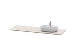 Duravit Luv Waschtisch-Konsole LU9468R2525 178,3x59,5cm, rechts, Sand Struktur, aus Quarzstein, 1 Ausschnitt