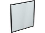 Ideal Standard Conca Spiegel T3967BH 100x3,8x100 cm, eckig, mit Beleuchtung, neutral, Rahmen schwarz