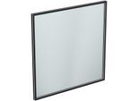 Ideal Standard Conca Spiegel T3968BH 120x3,8x120 cm, eckig, mit Beleuchtung, neutral, Rahmen schwarz