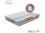 Komfortschaummatratze OCTASLEEP "Octasleep Smart Matress" Gr. 10, weiß, B:80cm H:18cm L:200cm, Bezug: 99% Polyester, 1% Elasthan. Bezug (unten): 50% Polyester, 50% Viskose. Steppfüllung: 100% Polyester, Matratzen, Komfortschaummatratze, Innovative Schaumfedern mit neuartigem Komforterlebnis
