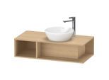 Duravit D-Neo Waschtisch-Unterschrank DE493903030 100 x 48 cm, Eiche Natur, 1 Fach, 1 Konsolenplatte, wandhängend