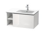 Duravit L-Cube Waschtisch-Unterschrank LC619202222 82x48,1x40cm, 1 Auszug, Becken rechts, weiß hochglanz