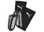 Fußball Schienbeinschoner PUMA "ULTRA FLEX SLEEVE", Damen, Gr. L, schwarz (puma schwarz, puma silber), Protektoren