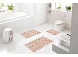 Badematte GRUND "Leonie", orange (terracotta), H:15mm, Baumwolle, Polyester, Badematten, Badematte, meliertes Design, strapazierfähig