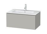 Duravit L-Cube Waschtisch-Unterschrank LC614100707 82 x 48,1 cm, betongrau matt, 1 Auszug, wandhängend