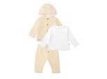 Erstausstattungspaket LILIPUT, Mädchen, Gr. 68, beige (ecru), 100% Baumwolle, KOB Set-Artikel Erstausstattungspaket, 3-teilig mit niedlichen Details