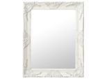 vidaXL Wandspiegel im Barock-Stil 50x60 cm Weiß