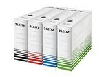 Archivschachtel Leitz Solid Box 6127 80 mm, DIN A4, für 700 Blatt, 10 Stück, weiss