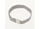Silberfarbenes Armband aus Mesh