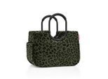 Reisenthel Einkaufstasche Loopshopper L teddy leo olive, Dunkelgrün, Textil, 46x34.5x25 cm, großes Hauptfach, Freizeit, Koffer & Taschen, Einkaufstaschen