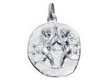 Sternzeichenanhänger JOBO "Anhänger Sternzeichen", silber (silber 925), Schmuckanhänger, Damen, Zwilling, Silber 925 (Sterlingsilber), 925 Silber rund