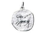 Sternzeichenanhänger JOBO "Anhänger Sternzeichen", silber (silber 925), Schmuckanhänger, Damen, Widder, Silber 925 (Sterlingsilber), 925 Silber rund