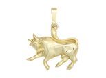 Sternzeichenanhänger JOBO "Anhänger Sternzeichen", gelbgold 333, Schmuckanhänger, Damen, Stier, Gelbgold 333, 333 Gold