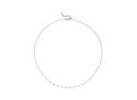 Collier JOBO "Kette Halskette", silber 925, Halsketten, Damen, Silber 925 (Sterlingsilber), L: 45, Collier, 925 Silber rhodiniert 45 cm