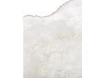 Teppich HEINE HOME Gr. 1, beige (wollweiß), B:68cm H:70mm L:100cm, Lammfell, Lammwolle, Teppiche, Fellteppich Schurwollteppich Teppich