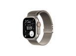 Apple Watch Ultra 3 GPS + Cellular 49mm Natural Titanium Case with Natural Titanium Milanese Loop - Large