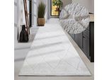 ELLE DECORATION Designteppich "Perrotin" rechteckig 18 mm Höhe Läufer, Shaggy, flauschig, weich, Langflor, modern, Hoch Tief Effekt