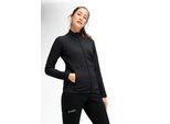Fleecejacke MAIER SPORTS "DA-MIDLAYERJACKE SINAIA W", Damen, Gr. 36, schwarz, Obermaterial: 100% Polyester, Jacken Fleecejacke