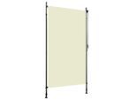 vidaXL Außenrollo 120 x 270 cm Creme
