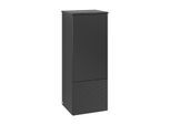 Villeroy und Boch Antao Mittelschrank L43100PD 41,4x103,9x35,6cm, Waschbeckenplattenfarbe Lack, black matt lacquer