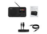 LEICKE DJ ROXXX DAB+ Radio mit Bluetooth 5.0, Küchenradio, 2000mAh Batterie