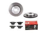 BREMBO Bremsensatz, Scheibenbremse 142056247 Hinterachse Bremsscheibe zweiteilig 345mm 24mm für BMW