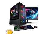PC Set Gaming mit 27 Zoll TFT Tricera V AMD Ryzen 5 5500, 16GB DDR4, NVIDIA RTX 5060 8 GB, 1TB SSD, WLAN, Windows 11