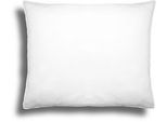 Microfaserkissen JOHN COTTON "Emilia, Kopfkissen 40x80 cm, 80x80 cm", weiß, B:80cm L:80cm, Bezug: 100% Polyester. Füllung: 100% Polyester, Kopfkissen, Kissen, allergiker geeignet (für Hausstauballergiker)
