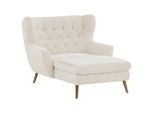 Stylife Xxl-Sessel, Beige, Holz, Eiche, massiv, Uni, 120x101x165 cm, Fußauswahl, Stoffauswahl, Wohnzimmer, Sessel, XXL-Sessel