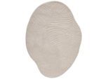 Novel Webteppich Ellipse, Taupe, Textil, rechteckig, 120x160 cm, Oeko-Tex® Standard 100, schnittfest, pflegeleicht, leicht zusammenrollbar, Teppiche & Böden, Teppiche, Webteppiche