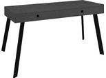 Schreibtisch MÄUSBACHER "Big System Office", grau (schwarzstahl, graphit, schwarz, graphit), B:108cm H:65cm T:50cm, Tische, Schreibtisch, Breite 108 cm