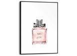 Poster REINDERS "Parfümflasche", rosa (farbe bild(er): rosa), B:30cm H:40cm T:1,6cm, MDF, Bilder, Poster