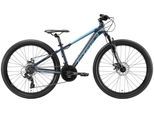 Mountainbike BIKESTAR Gr. 33, blau, Fahrräder, Damen, 33cm, 26 Zoll (66,04cm), für Damen und Herren, Kettenschaltung