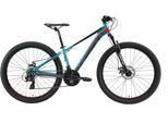 Mountainbike BIKESTAR Gr. 36, blau (türkis), Fahrräder, 36cm, 27,5 Zoll (69,85cm), für Damen und Herren, Kettenschaltung