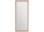 Wandspiegel Alwar, Eiche, Glas, Eiche, massiv, rechteckig, 50x120x2 cm, senkrecht und waagrecht montierbar, Ganzkörperspiegel, Spiegel, Wandspiegel