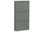 Boxxx Schuhkipper, Salbeigrün, Metall, 51x104x16 cm, Typenauswahl, stehend, Garderobe, Schuhaufbewahrung, Schuhkipper